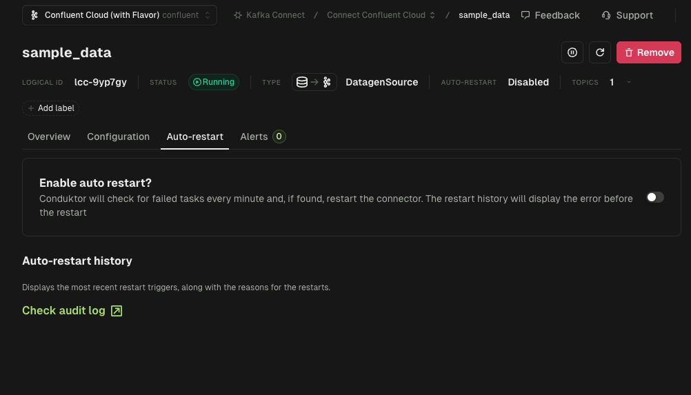 Self-healing Connectors