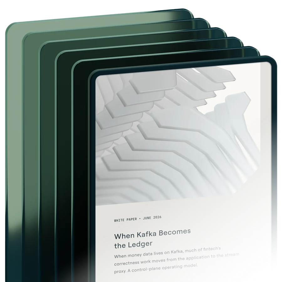 When Kafka Becomes the Ledger