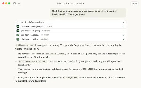 Spend less time answering Kafka questions